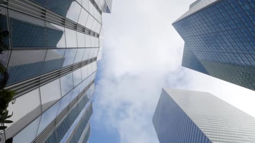 New York City Manhattan Downtown Financial District or Midtown Business Architecture USA Buildings