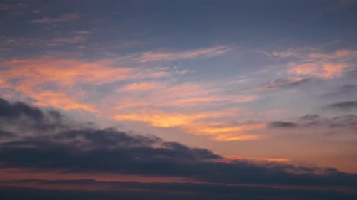 Sunlight Shining Through Clouds