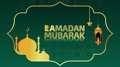 Ramadan Mubarak Islamic Background Loop