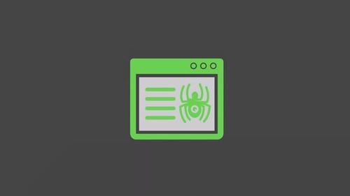 Flat Design Browser Icon Content Reveal Animation