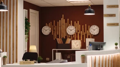 Cozy Resort Check in Desk