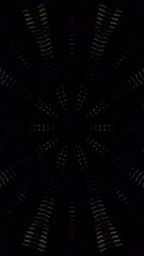 3D-Animation, vertikal, schönes Video, farbenfrohe abstrakte, helle Lichtenergie, 4K von glatten Linien, Wellen