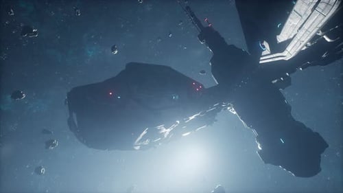 The Extraterrestrial Vessel Navigates the Cosmos