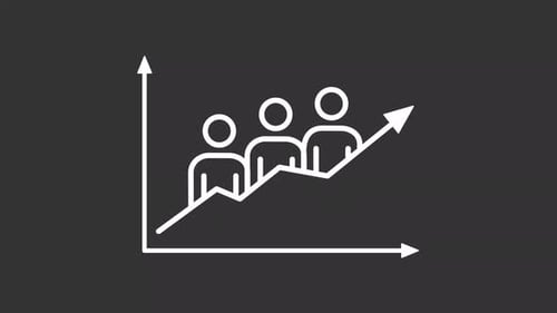 Traffic monitoring white line animation