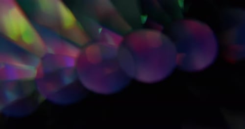 Shine Circles Blur Round Flare Geometric Glasses