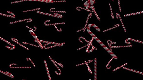 Candy Falling Alpha Channel