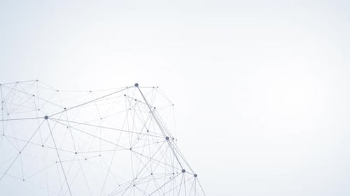 White Plexus Network Background Loop V6