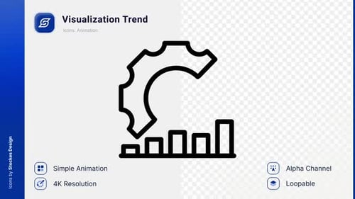 Animation Visualization Trend Icon