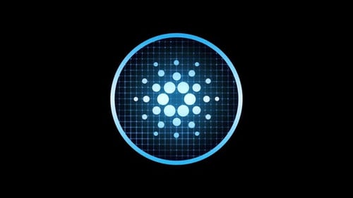 Digitales Kryptosymbol von Cardano Ada