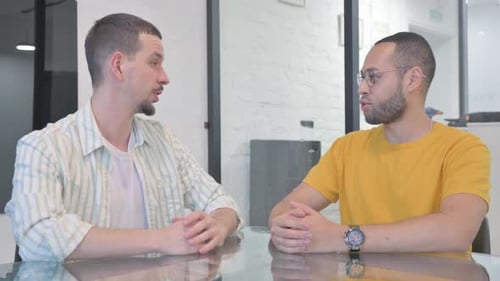 Close up of Talking Multi Ethnic Young People