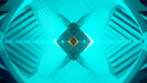 Tube motion. Neon glowing tube, motion through tunnel. Abstract background