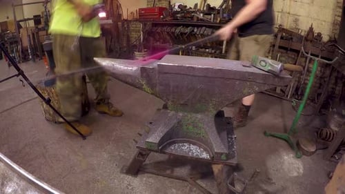 Blacksmith Metal Forging in 4k
