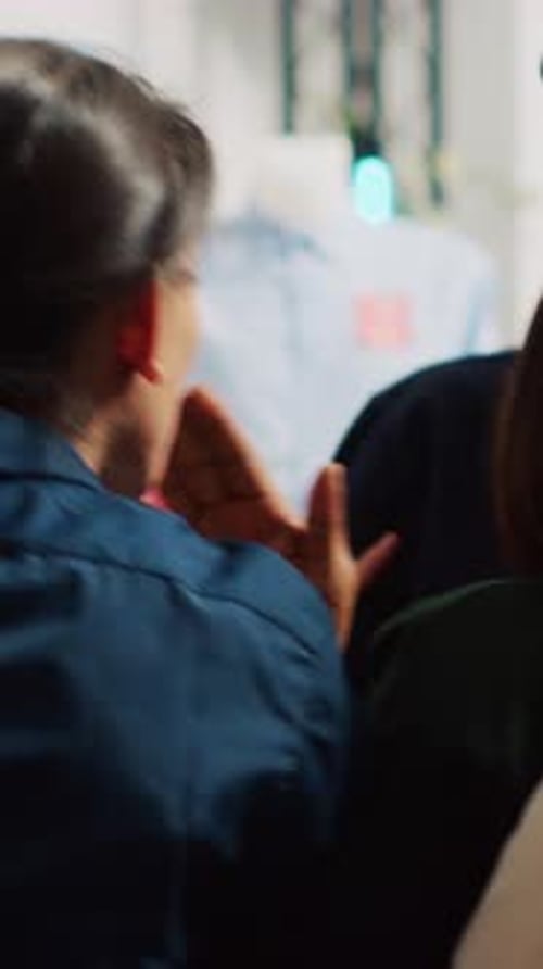 Team Discussing Ideas in a Modern Workplace