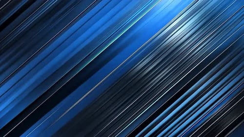 Diagonal abstract lines of blue and dark navy. Dynamic, motion blurred effect