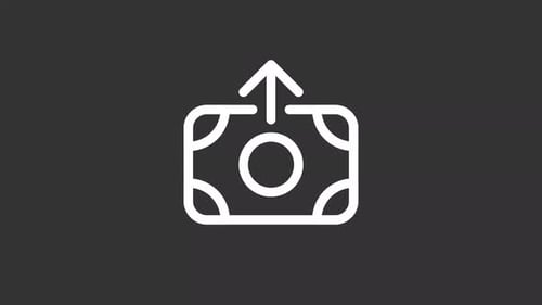 Animated Purchase White Line Ui Icon