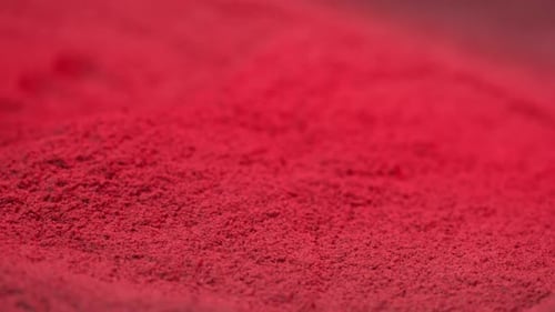 Abstract Red Powder Background Texture Close Up