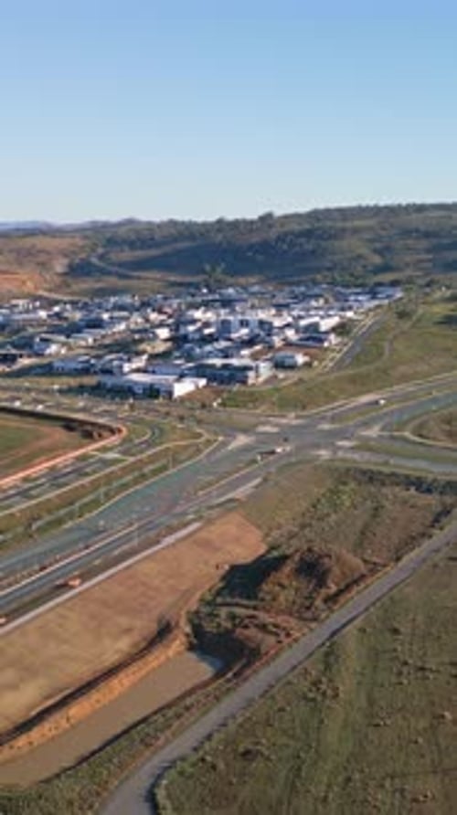 Vertical drone new suburb Whitlam houses housing supply solution Canberra development addressing