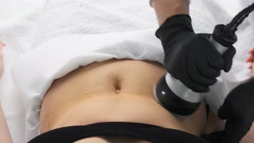 Medical Abdomen Treatment with Electronic Device