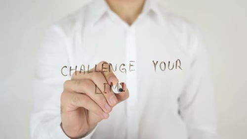 Challenge Your Limits, Written on Glass
