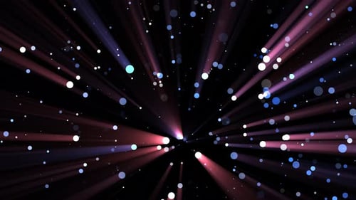 Particules lumineuses 3D