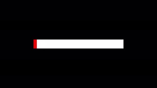 Creator Collection: Light colored and wide single lined lower third with rotating animation