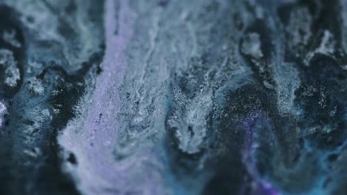 Swirling Dark Blue and White Abstract Fluid Pattern