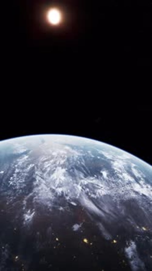 Earth Seen From Orbit