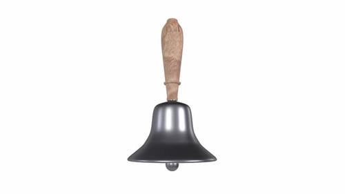 Traditional Bell with Wooden Handle