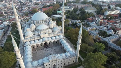 Aerial Istanbul Mosque