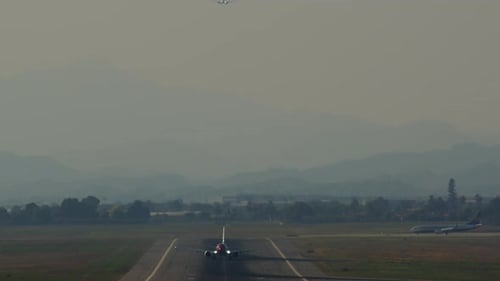 Take Off During Sunset
