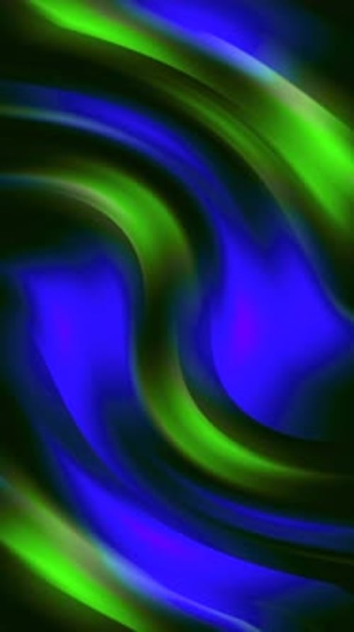 Green and Blue Abstract Background Flowing