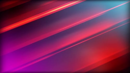 Abstract Moving Lines Background Loop with Glowing Gradient Colors