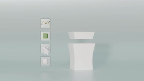 3D Loop Christmas Interface Animation