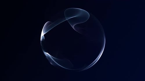 Futuristic Energy Orb Abstract Background Animation