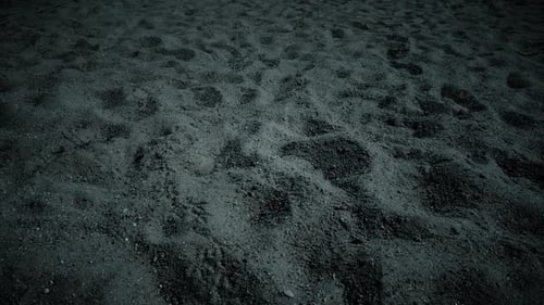 Beach Sand at Night. Nature Background