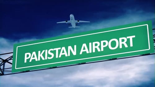 Pakistan Airport Road Signs