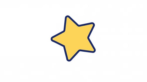 Animated Star Color Icon