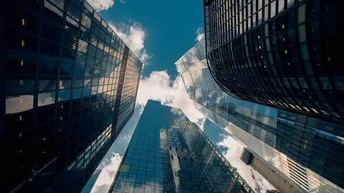 Skyscrapers in the City of London, England, UK