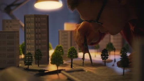 In the design center, the design professional focuses on using a compass to take measurements