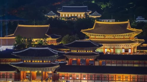 Gyeongbokgung Palace in Seoul City,South Korea