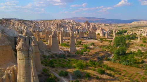 Through This Drone Footage Embark on a Journey to the Enchanting Goreme National Park in Cappadocia