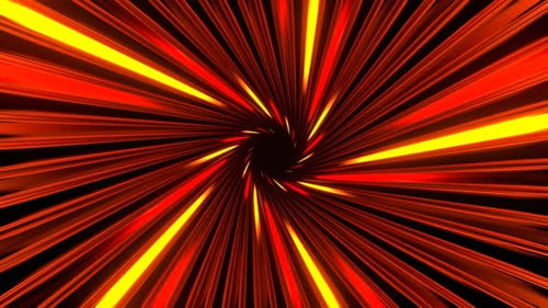 Red And Orange Amazing Neon Spiral Tunnel Background Vj Loop In 4K