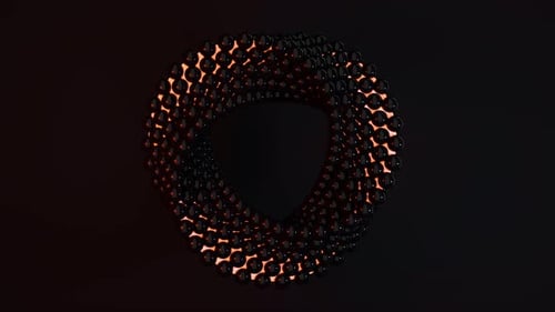 Abstract Looped Spheres Animation