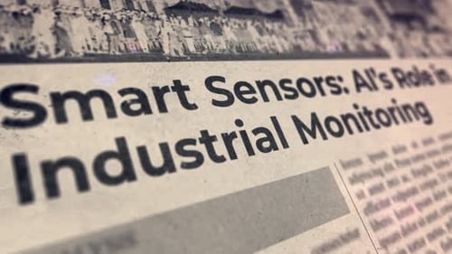 Newspaper Headline Zoom Animation with Grunge Effect