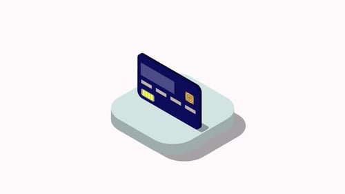 Kreditkarten-Alpha-Animation