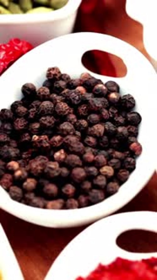 Vertical View Of Mixed Spice