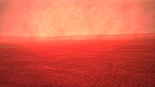 Dramatic Landscape of Desert and Dunes Heavy Storm 02