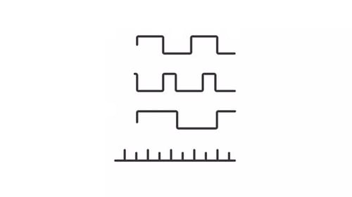 Timing diagram line animation