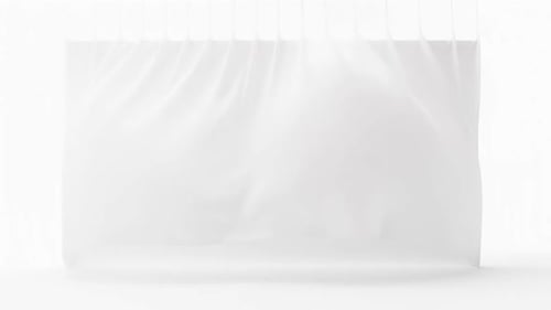 Minimalistischer weißer Stoffhintergrund