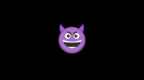 Animated Flat Design Emoji Faces Pack